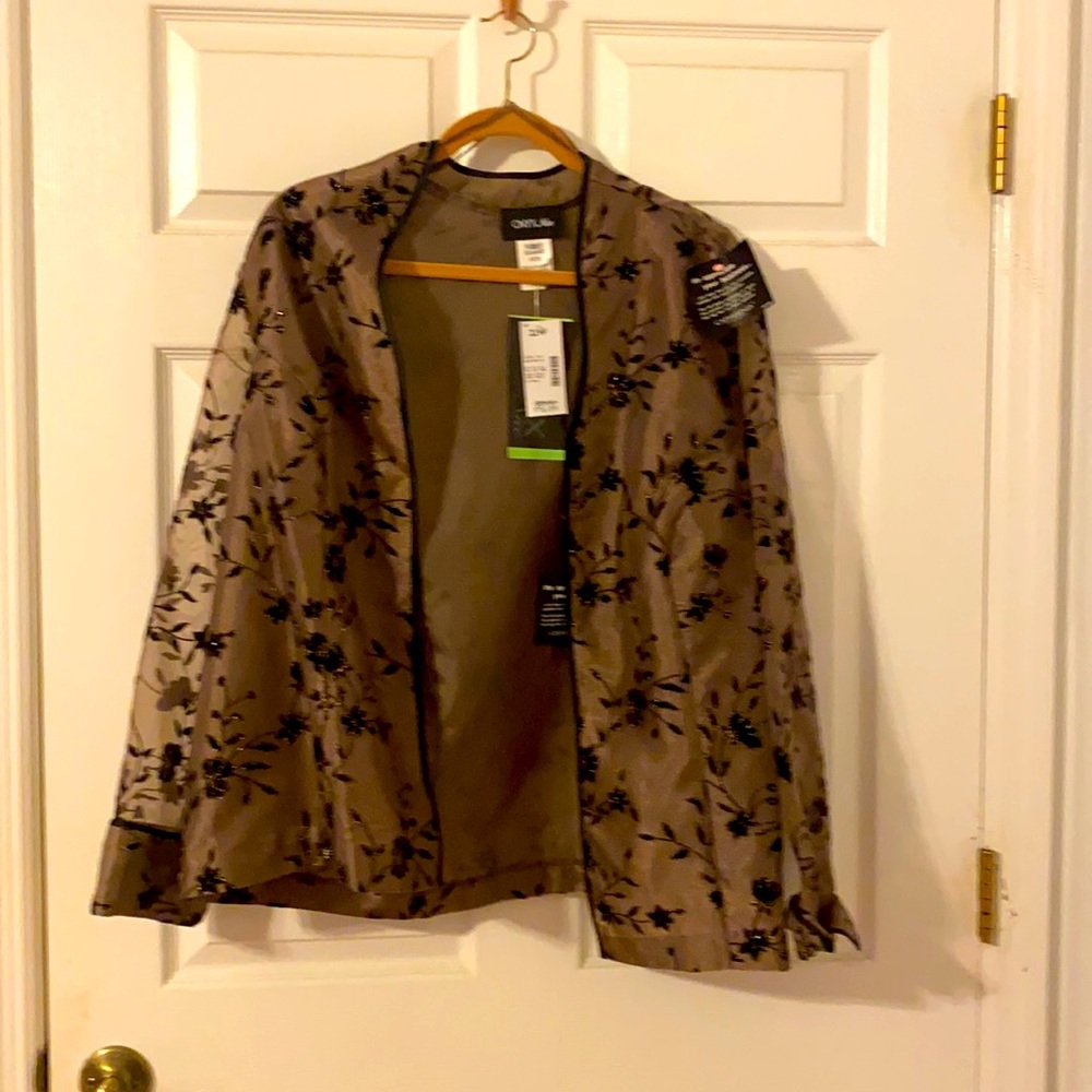 Plus size evening dress jacket